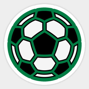Soccer Mosaic (Ball / Logo / Symbol / Pictogram / Icon / 2C) Sticker
